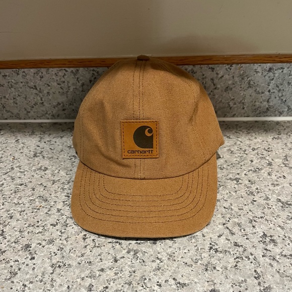 Carhartt Hat Leather Logo - Picture 1 of 4